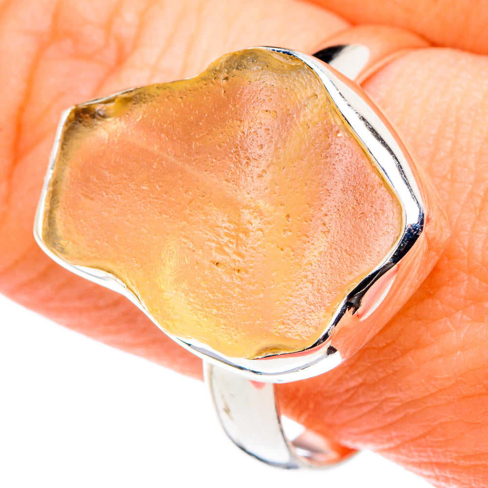 Libyan Glass Rings handcrafted by Ana Silver Co - RING88768