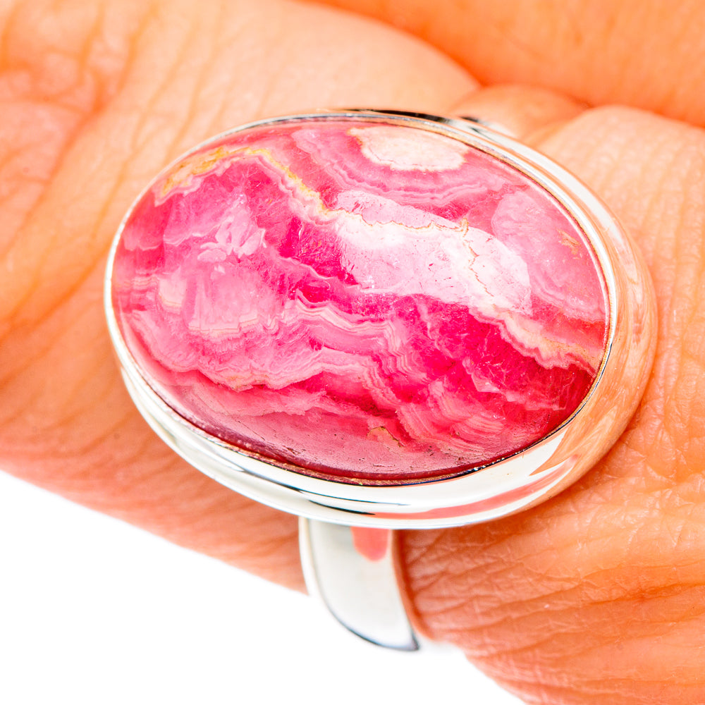 Rhodochrosite Rings handcrafted by Ana Silver Co - RING88771