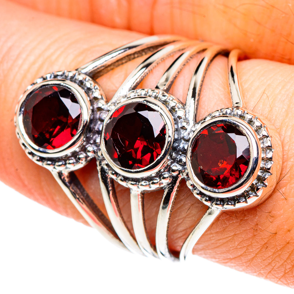 Garnet Rings handcrafted by Ana Silver Co - RING88772