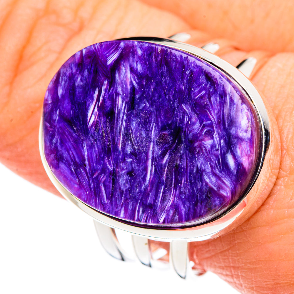 Charoite Rings handcrafted by Ana Silver Co - RING88773