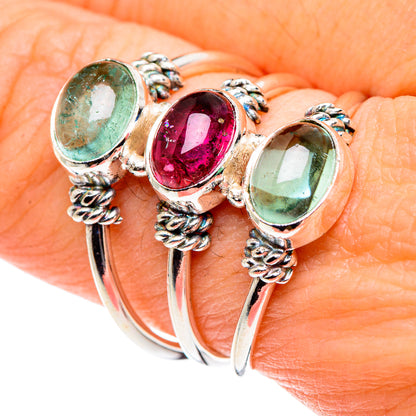 Pink Tourmaline Rings handcrafted by Ana Silver Co - RING88780