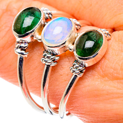 Ethiopian Opal Rings handcrafted by Ana Silver Co - RING88781