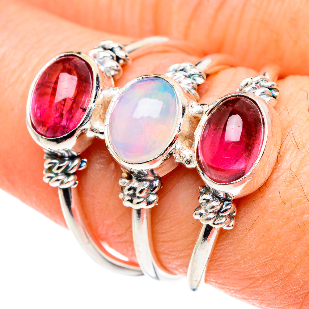 Ethiopian Opal Rings handcrafted by Ana Silver Co - RING88782