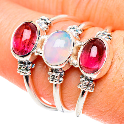 Ethiopian Opal Rings handcrafted by Ana Silver Co - RING88782