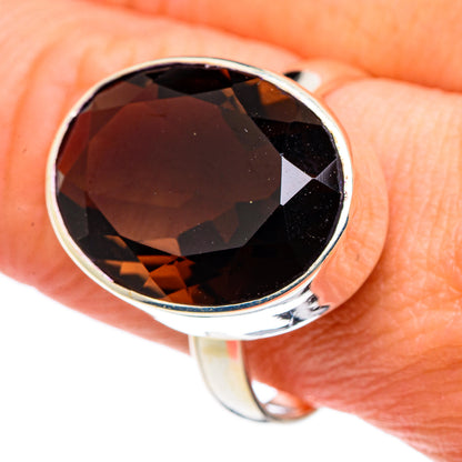 Smoky Quartz Rings handcrafted by Ana Silver Co - RING88799