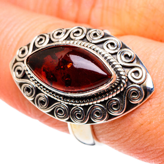 Baltic Amber Rings handcrafted by Ana Silver Co - RING88800