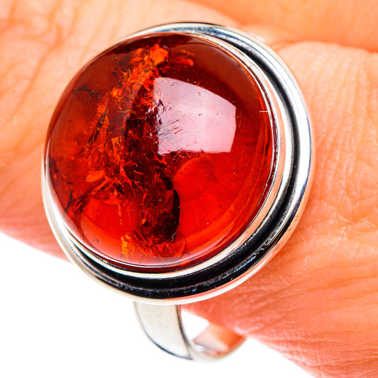 Baltic Amber Rings handcrafted by Ana Silver Co - RING88801