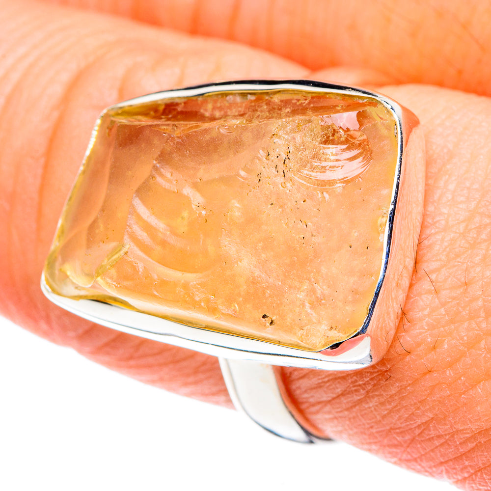 Libyan Glass Rings handcrafted by Ana Silver Co - RING88802