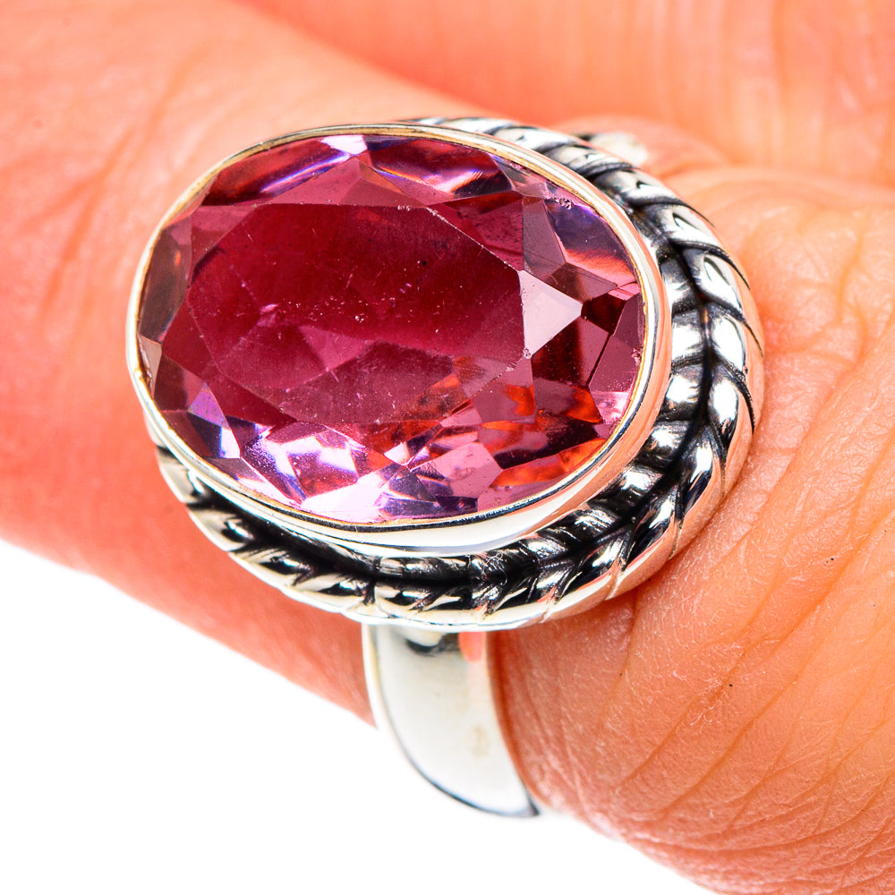Color Change Alexandrite (Lab.) Rings handcrafted by Ana Silver Co - RING88808