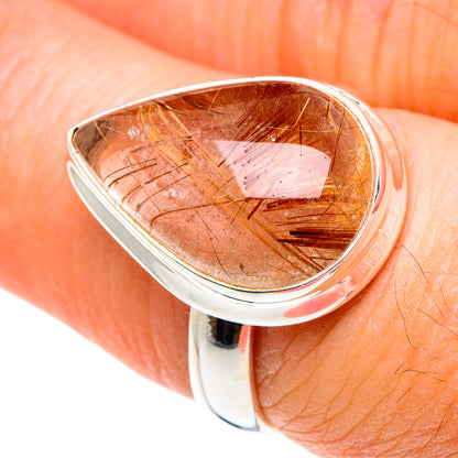 Rutilated Quartz Rings handcrafted by Ana Silver Co - RING88810
