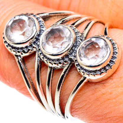 White Quartz Rings handcrafted by Ana Silver Co - RING88813