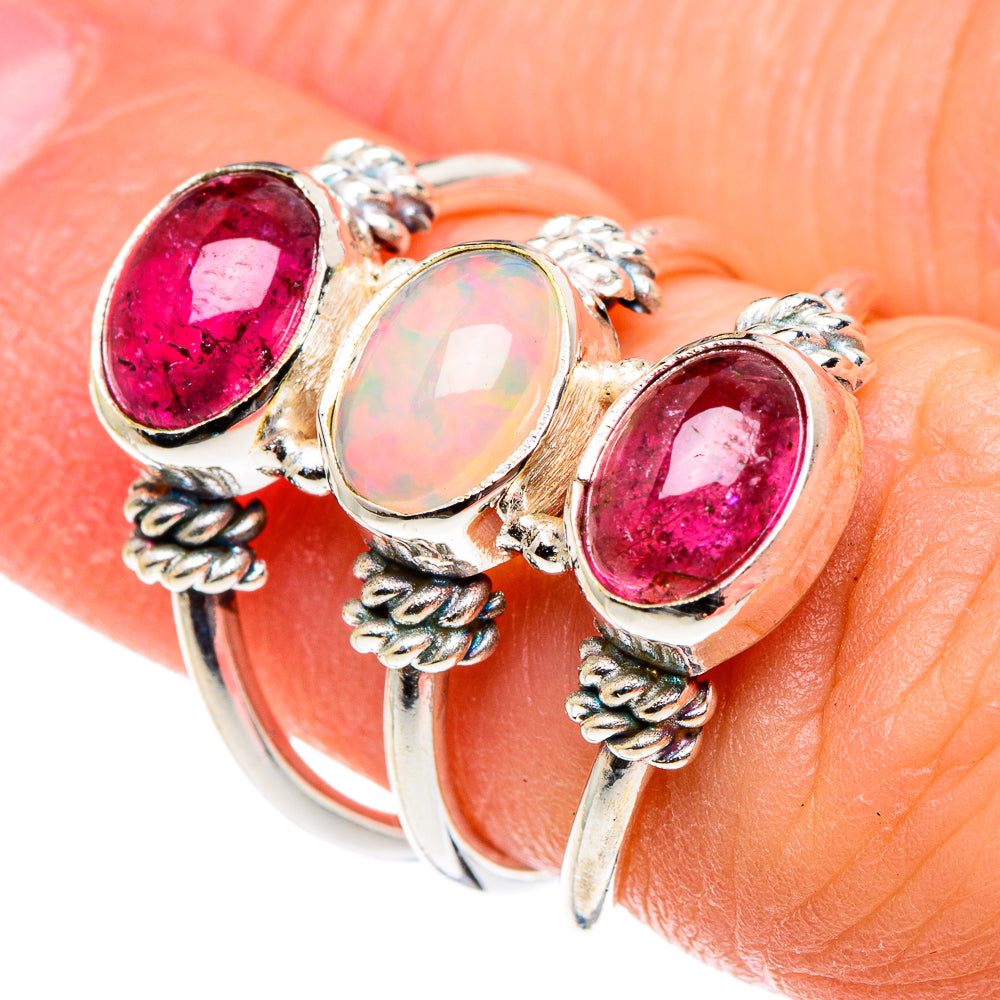 Ethiopian Opal Rings handcrafted by Ana Silver Co - RING88816