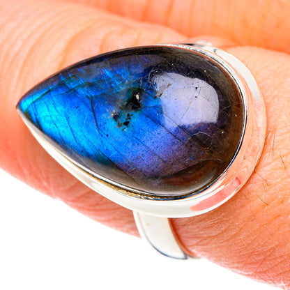 Labradorite Rings handcrafted by Ana Silver Co - RING88827