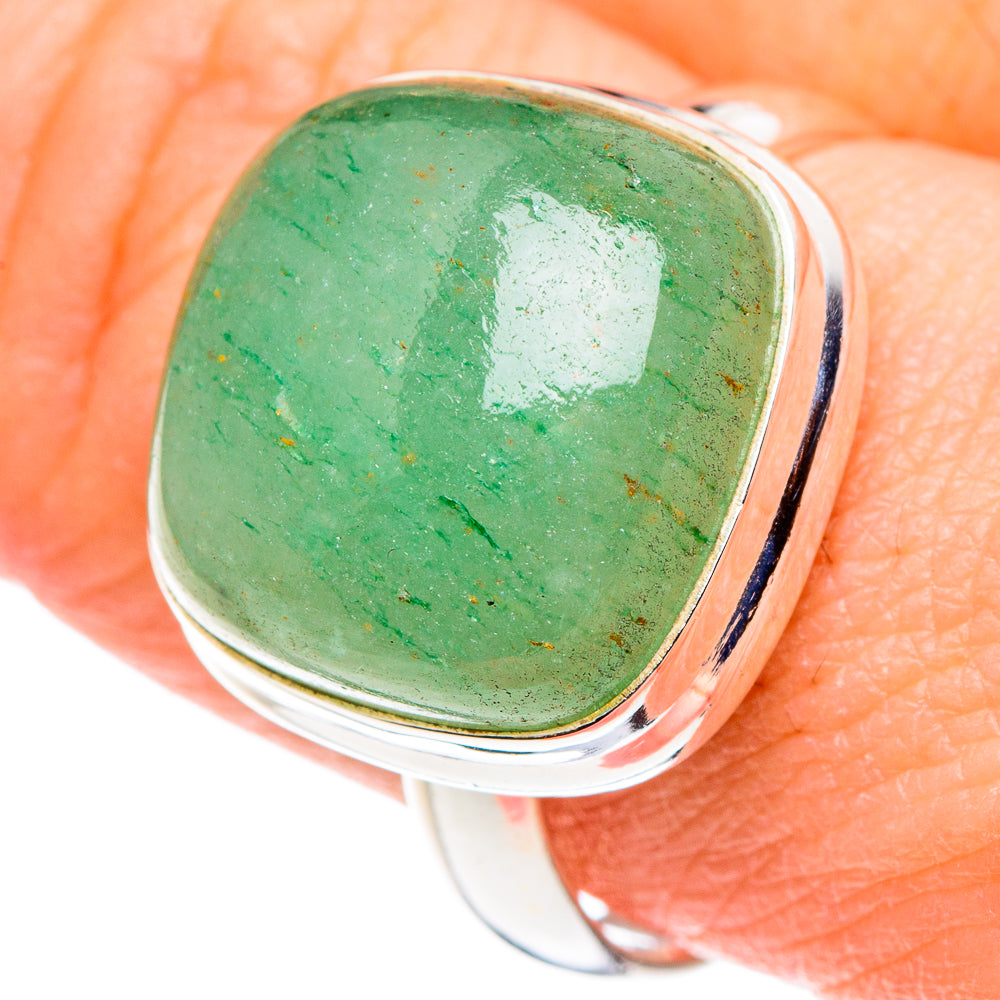 Green Aventurine Rings handcrafted by Ana Silver Co - RING88830