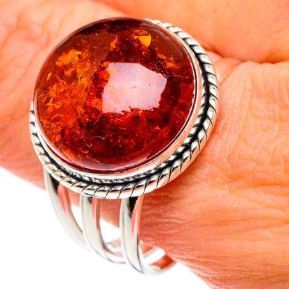 Baltic Amber Rings handcrafted by Ana Silver Co - RING88836