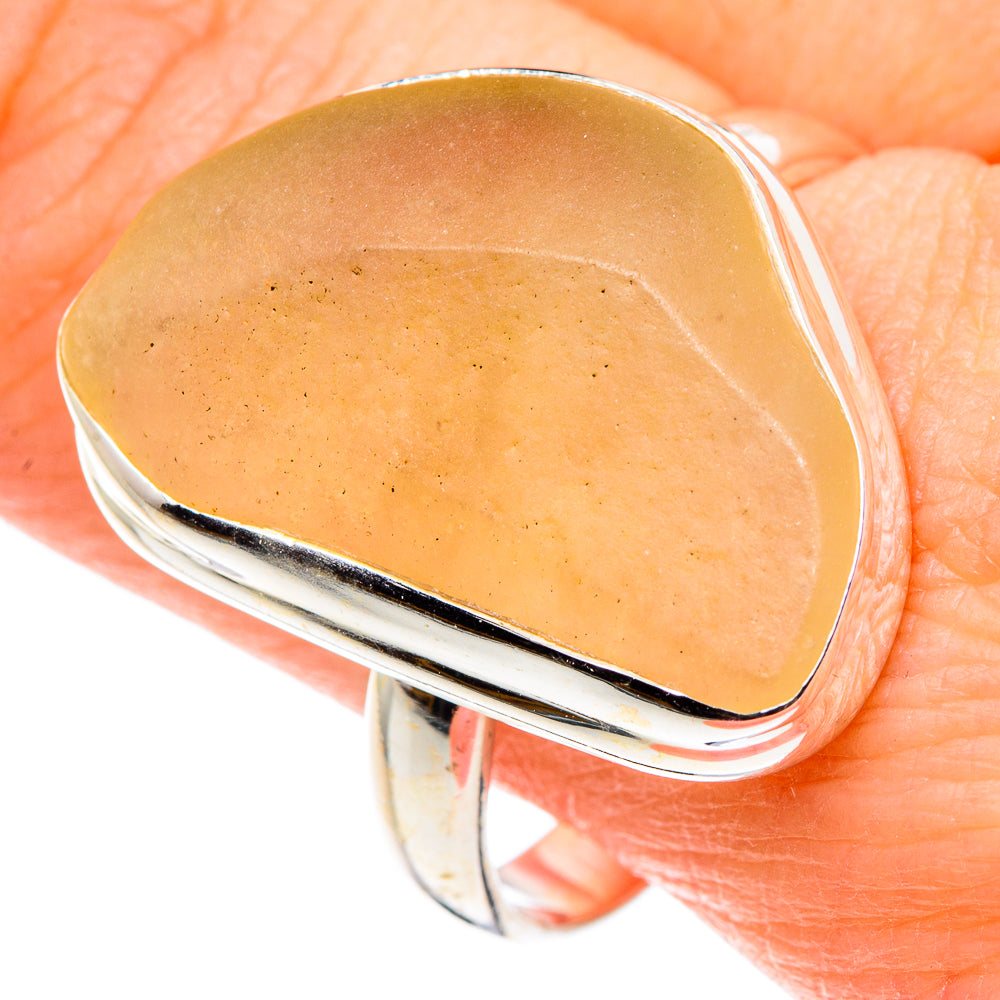 Libyan Glass Rings handcrafted by Ana Silver Co - RING88838