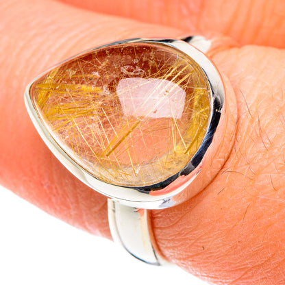 Rutilated Quartz Rings handcrafted by Ana Silver Co - RING88846