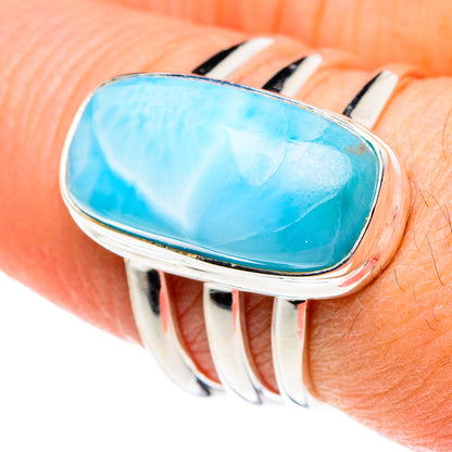 Larimar Rings handcrafted by Ana Silver Co - RING88859