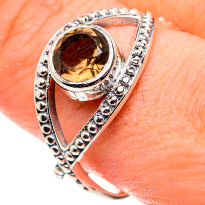 Smoky Quartz Rings handcrafted by Ana Silver Co - RING88865