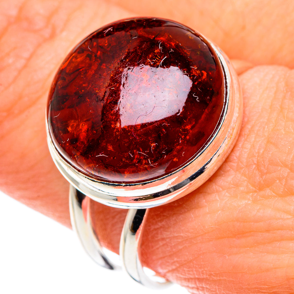 Baltic Amber Rings handcrafted by Ana Silver Co - RING88866