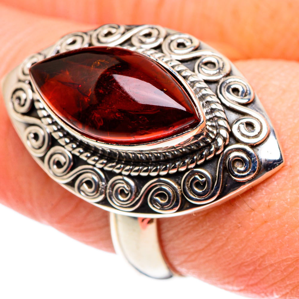 Baltic Amber Rings handcrafted by Ana Silver Co - RING88867