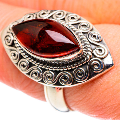 Baltic Amber Rings handcrafted by Ana Silver Co - RING88867