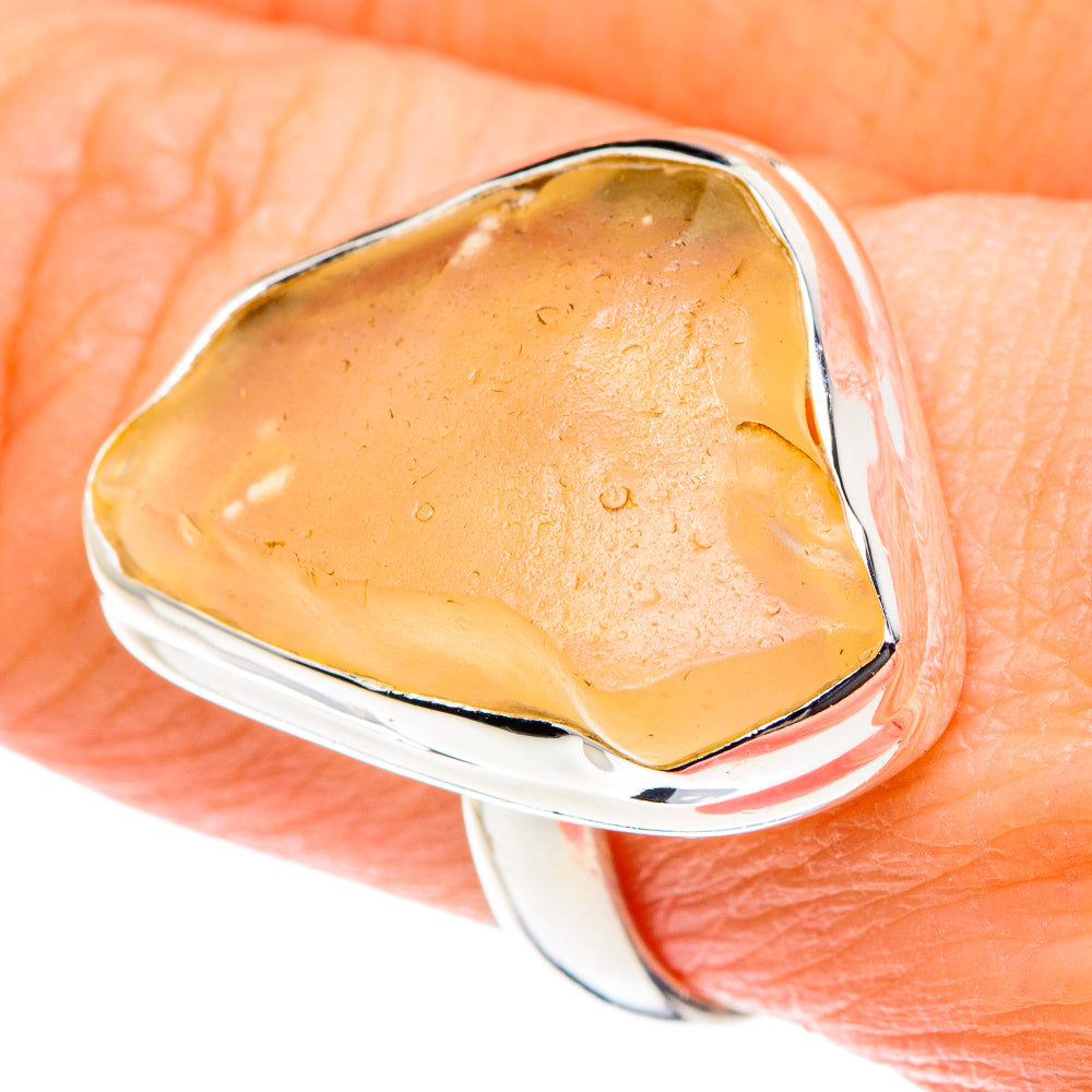 Libyan Glass Rings handcrafted by Ana Silver Co - RING88868