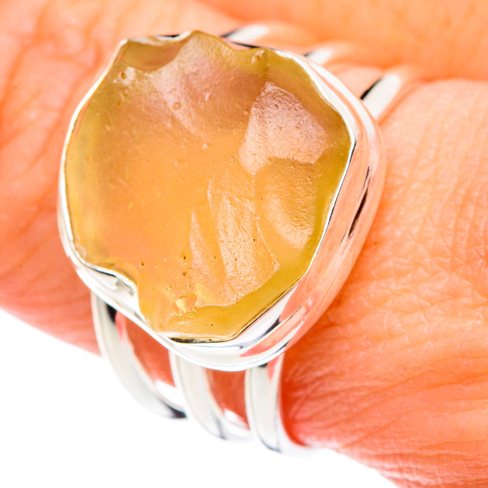 Libyan Glass Rings handcrafted by Ana Silver Co - RING88869