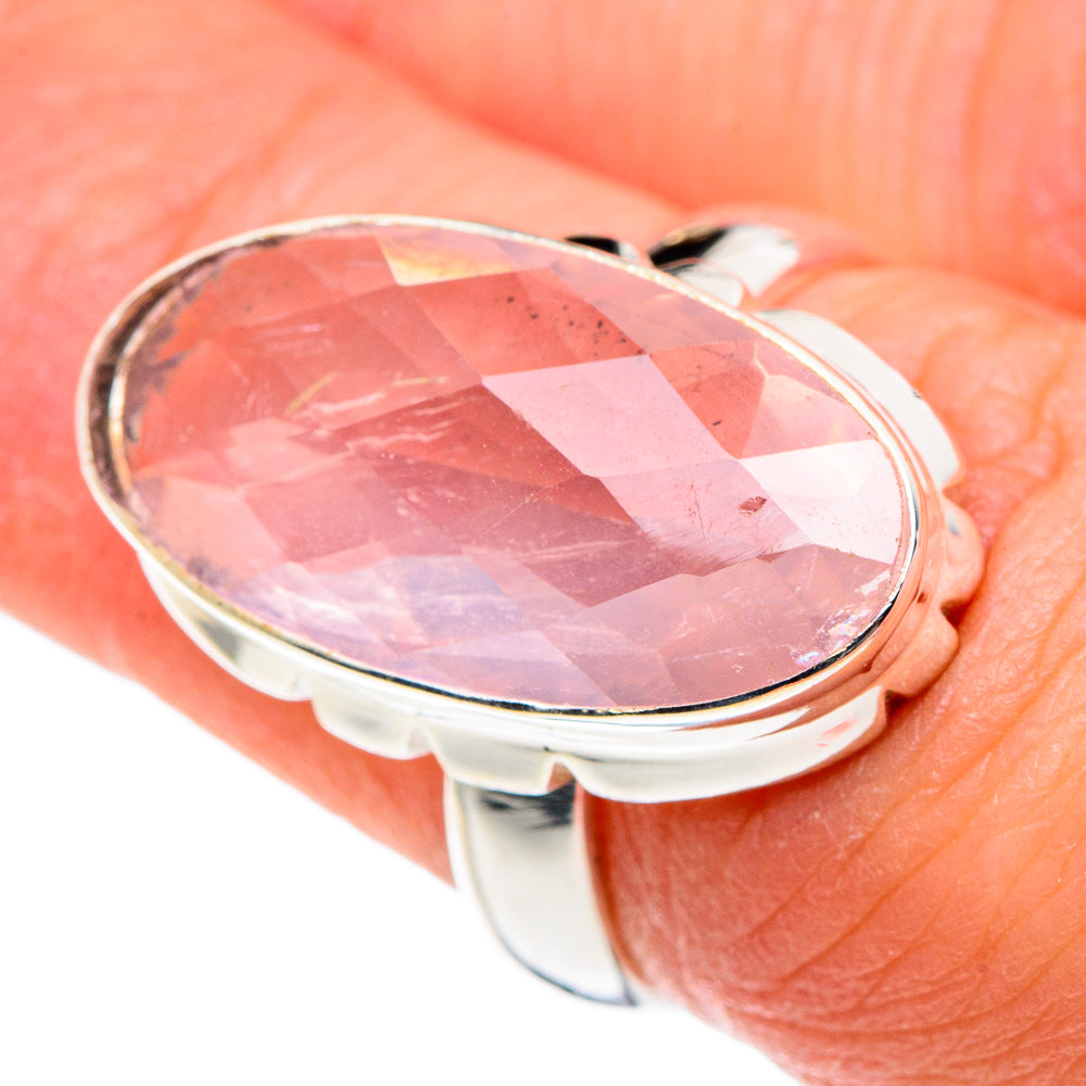 Rose Quartz Rings handcrafted by Ana Silver Co - RING88870