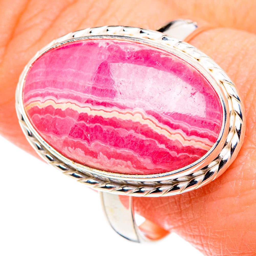 Rhodochrosite Rings handcrafted by Ana Silver Co - RING88872