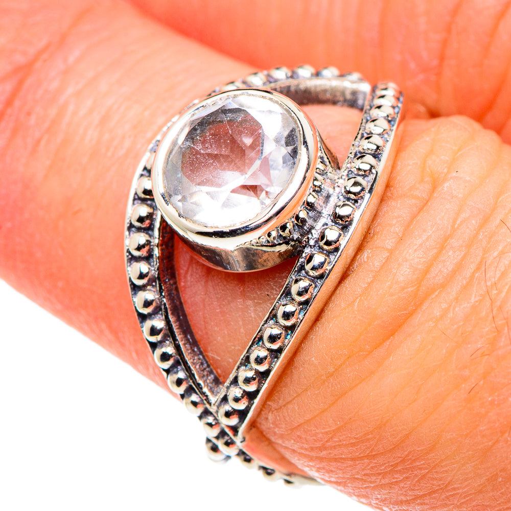 White Quartz Rings handcrafted by Ana Silver Co - RING88878