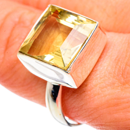 Lemon Quartz Rings handcrafted by Ana Silver Co - RING88883