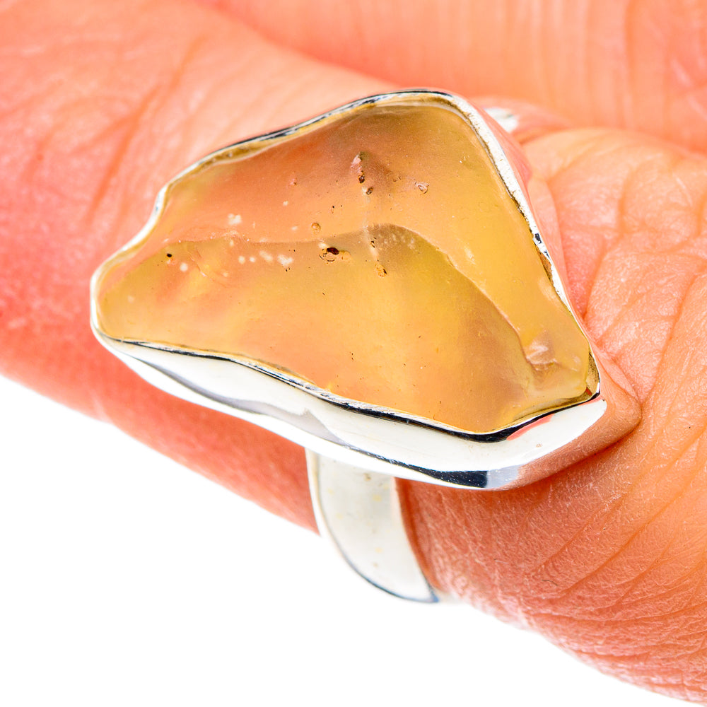 Libyan Glass Rings handcrafted by Ana Silver Co - RING88901