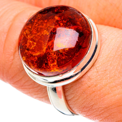Baltic Amber Rings handcrafted by Ana Silver Co - RING88932