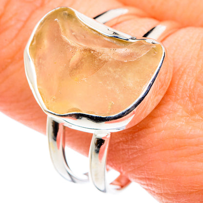 Libyan Glass Rings handcrafted by Ana Silver Co - RING88935