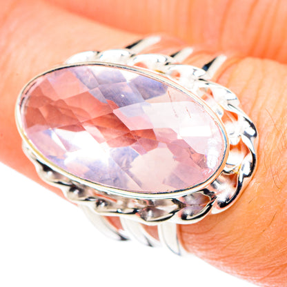 Rose Quartz Rings handcrafted by Ana Silver Co - RING88939