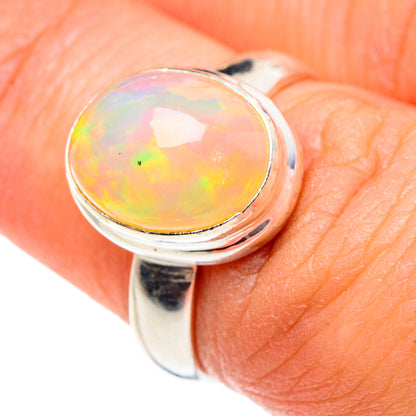 Ethiopian Opal Rings handcrafted by Ana Silver Co - RING88945
