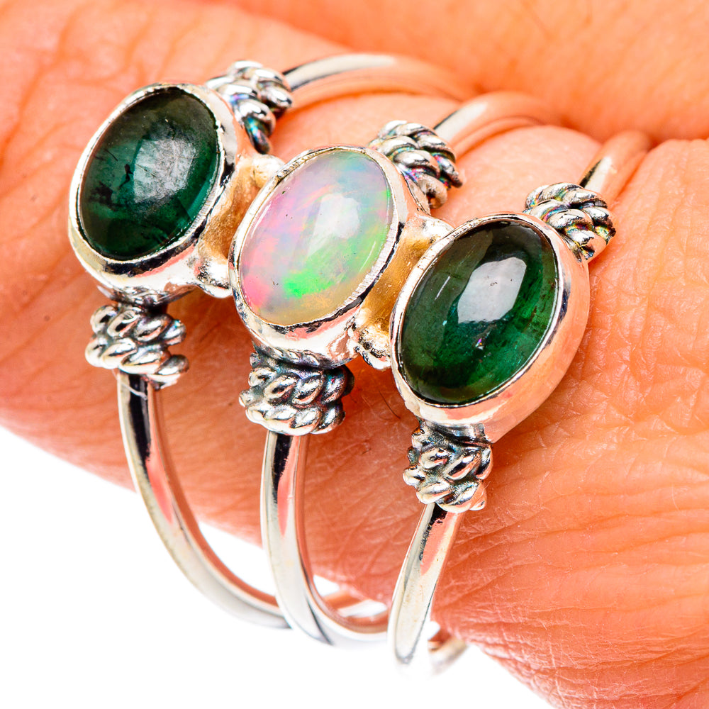 Ethiopian Opal Rings handcrafted by Ana Silver Co - RING88947