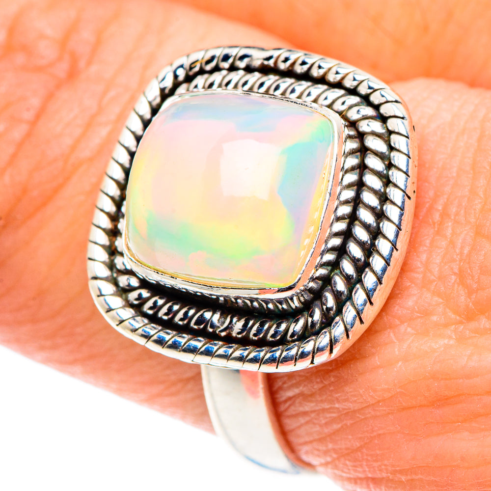 Ethiopian Opal Rings handcrafted by Ana Silver Co - RING88948