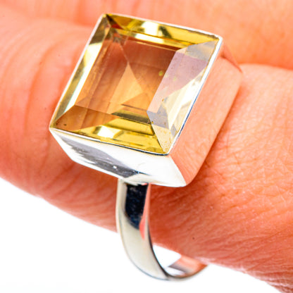 Lemon Quartz Rings handcrafted by Ana Silver Co - RING88950