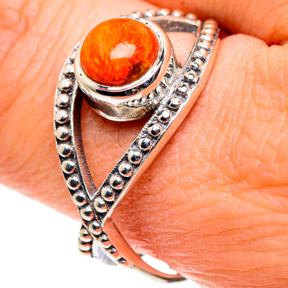 Sponge Coral Rings handcrafted by Ana Silver Co - RING88965
