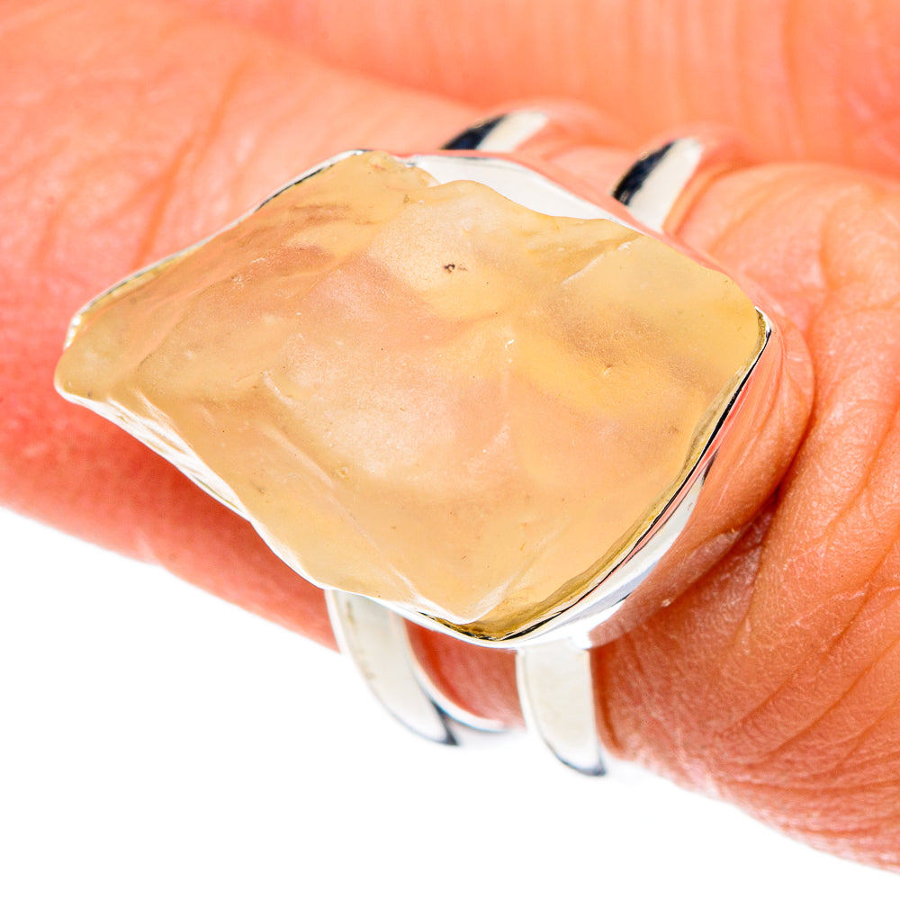 Libyan Glass Rings handcrafted by Ana Silver Co - RING88967