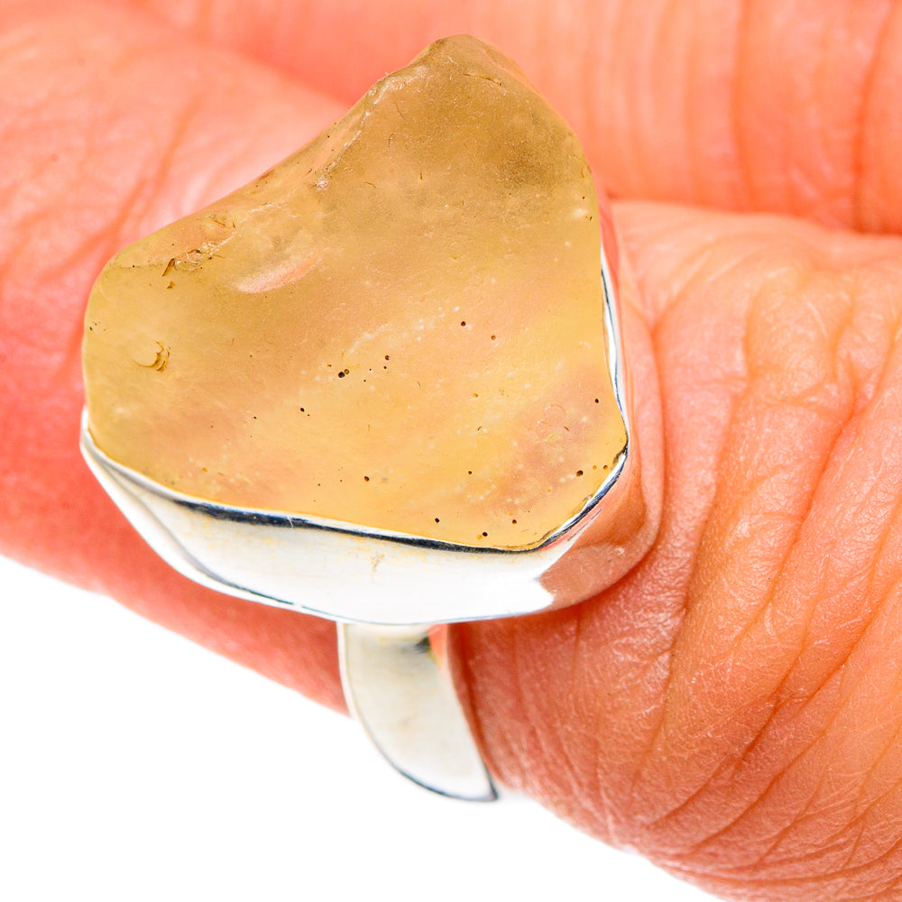 Libyan Glass Rings handcrafted by Ana Silver Co - RING88968