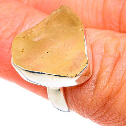 Libyan Glass Rings handcrafted by Ana Silver Co - RING88968