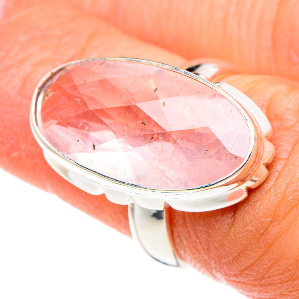 Rose Quartz Rings handcrafted by Ana Silver Co - RING88970