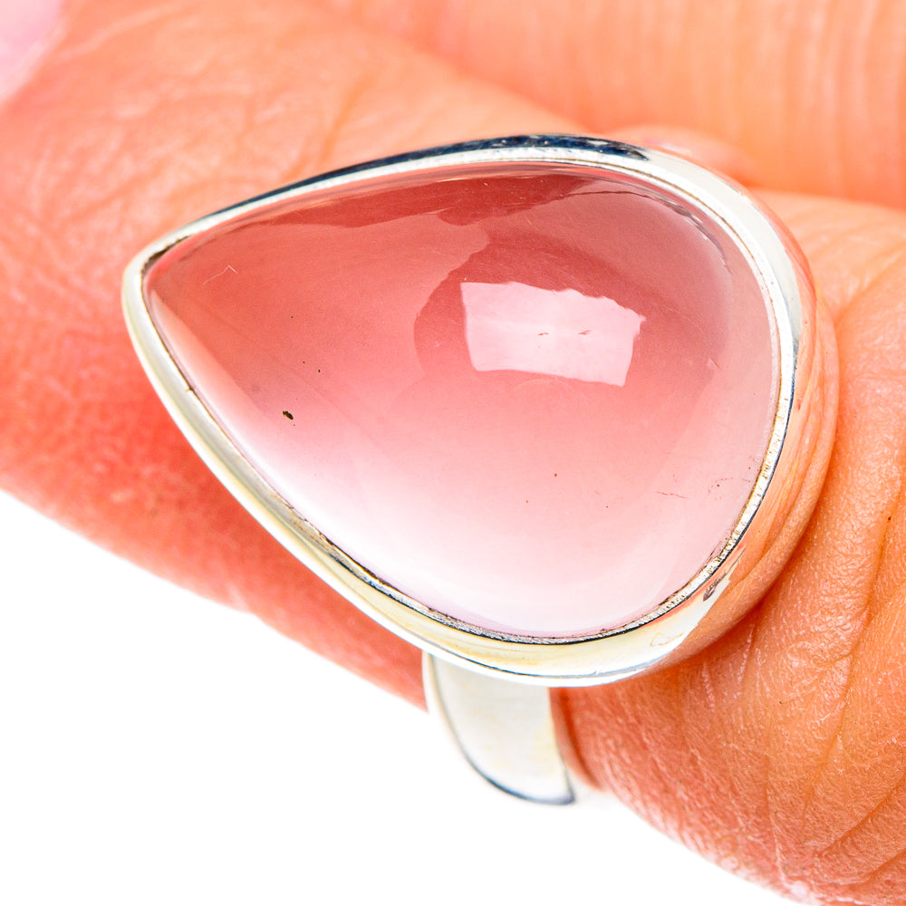 Rose Quartz Rings handcrafted by Ana Silver Co - RING88973
