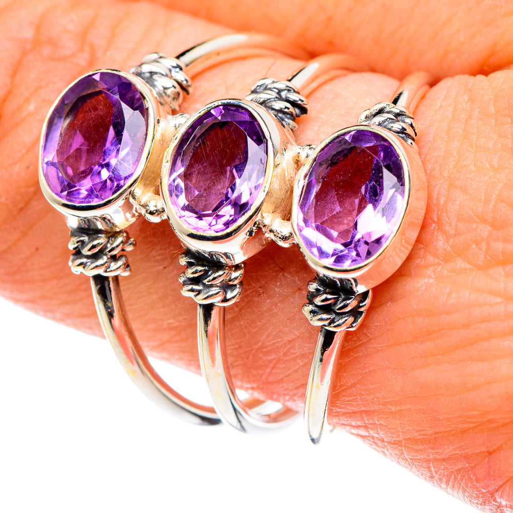 Amethyst Rings handcrafted by Ana Silver Co - RING88974