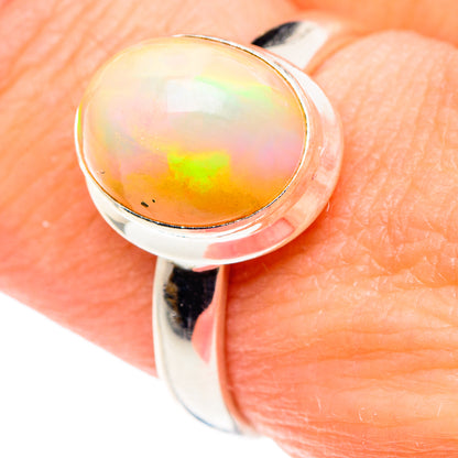 Ethiopian Opal Rings handcrafted by Ana Silver Co - RING88976