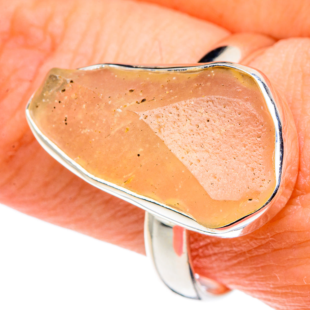 Libyan Glass Rings handcrafted by Ana Silver Co - RING88993