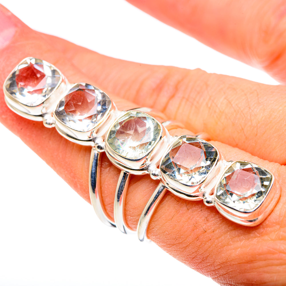 White Quartz Rings handcrafted by Ana Silver Co - RING89013